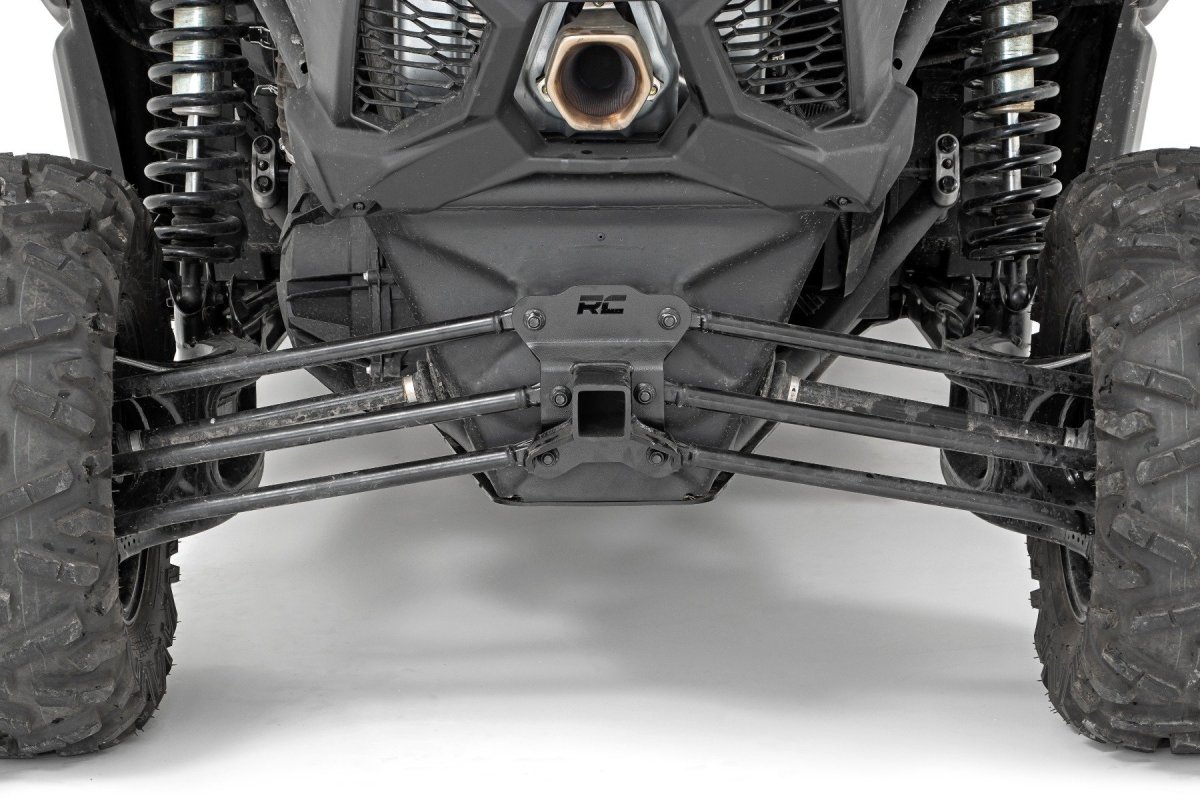 Can-Am Maverick X3 X ds Turbo RR Receiver Hitch - Rough Country - 2-Inch - Black - '20-'23